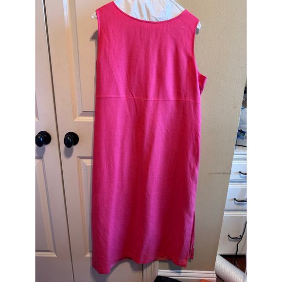 Positive Attitude Coral Pink 2 Piece Sleeveless Dress Short Sleeve Jacket 16P - Picture 5 of 11
